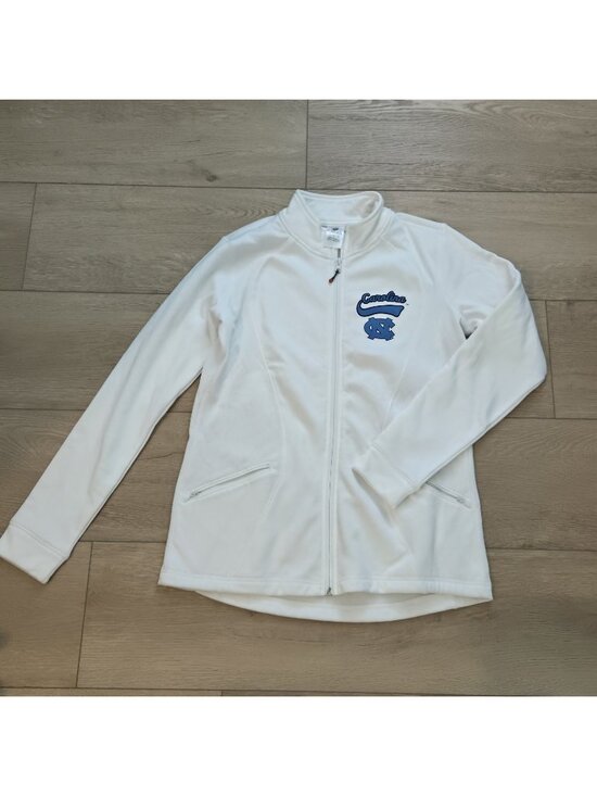 Russell Athletic Jackets & Blazers - Russell White UNC Tar Heels Full Zip Jacket Womens Large